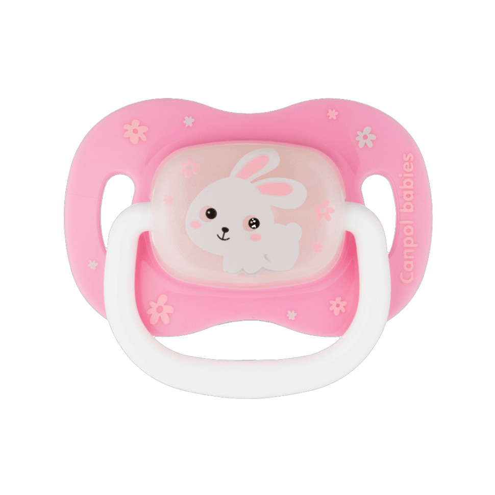 Дитяча силіконова пустушка Bunny & Company Canpol babies 23/270_pin