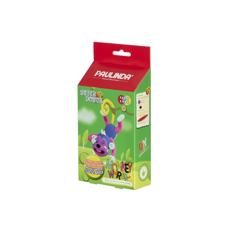 Маса для ліплення Paulinda Super Dough Monkey World мавпа PL-081537-2