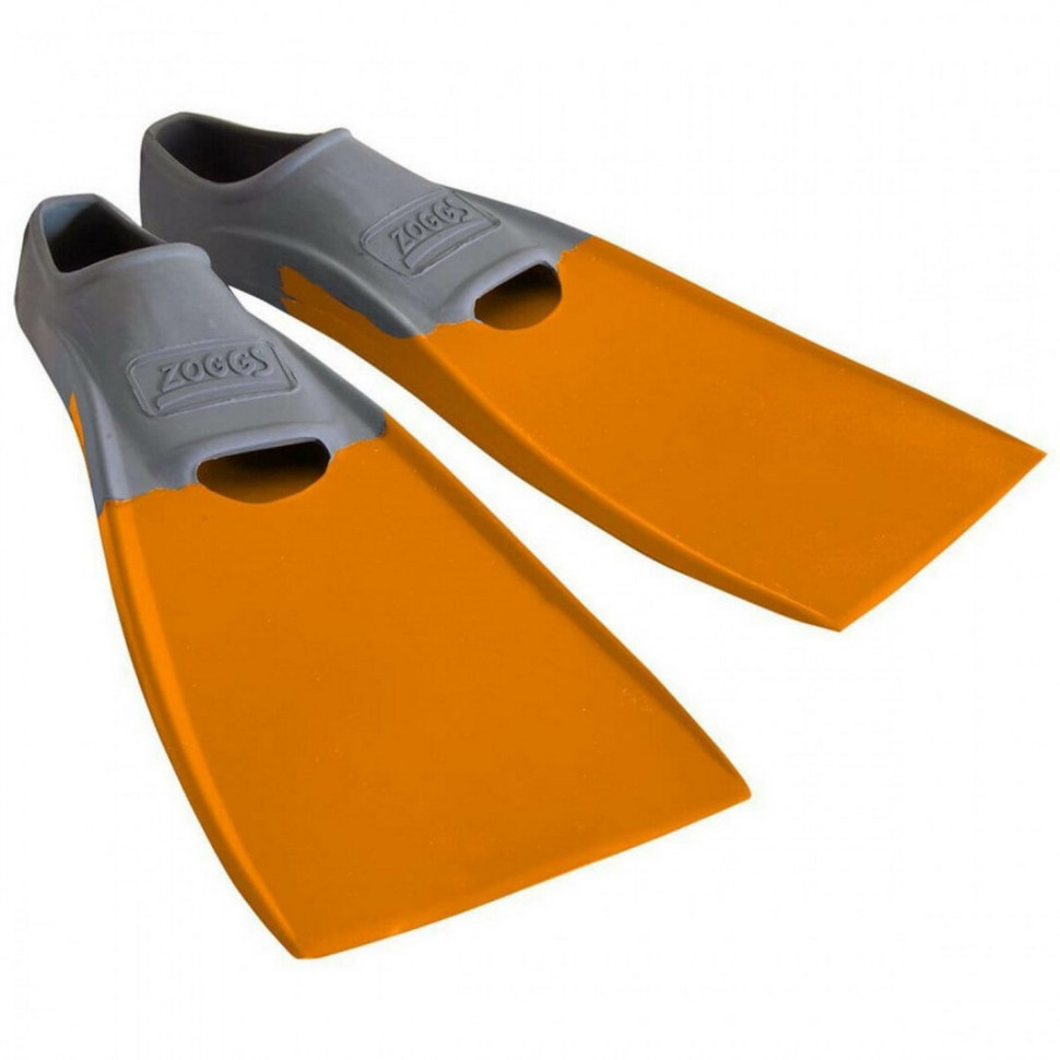 Ласты для плавания Long Blade Rubber Zoggs 465213.GYOR.9-11 оранжевые 27/29