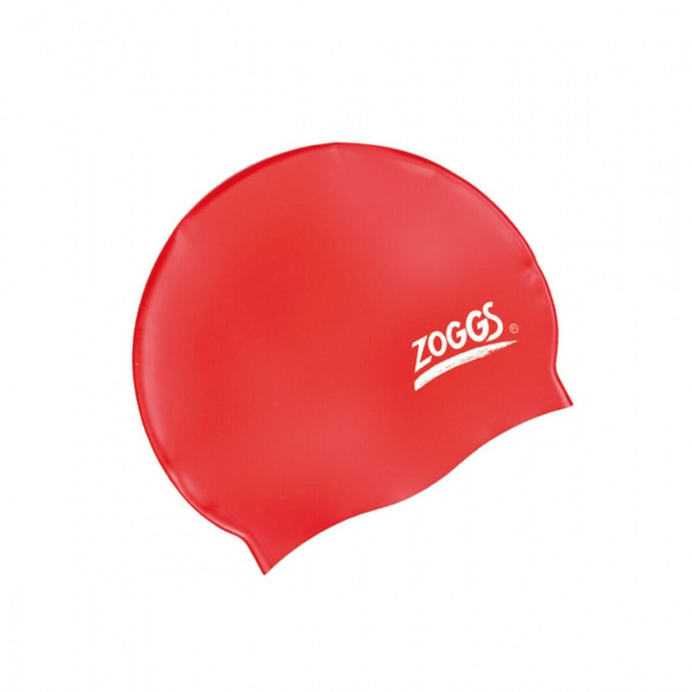 Шапочка для плавания Silicone Cap Zoggs 300774 красная