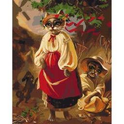 Картина по номерам "Котерина" © Марианна Пащук Brushme BS53663, 40х50 см
