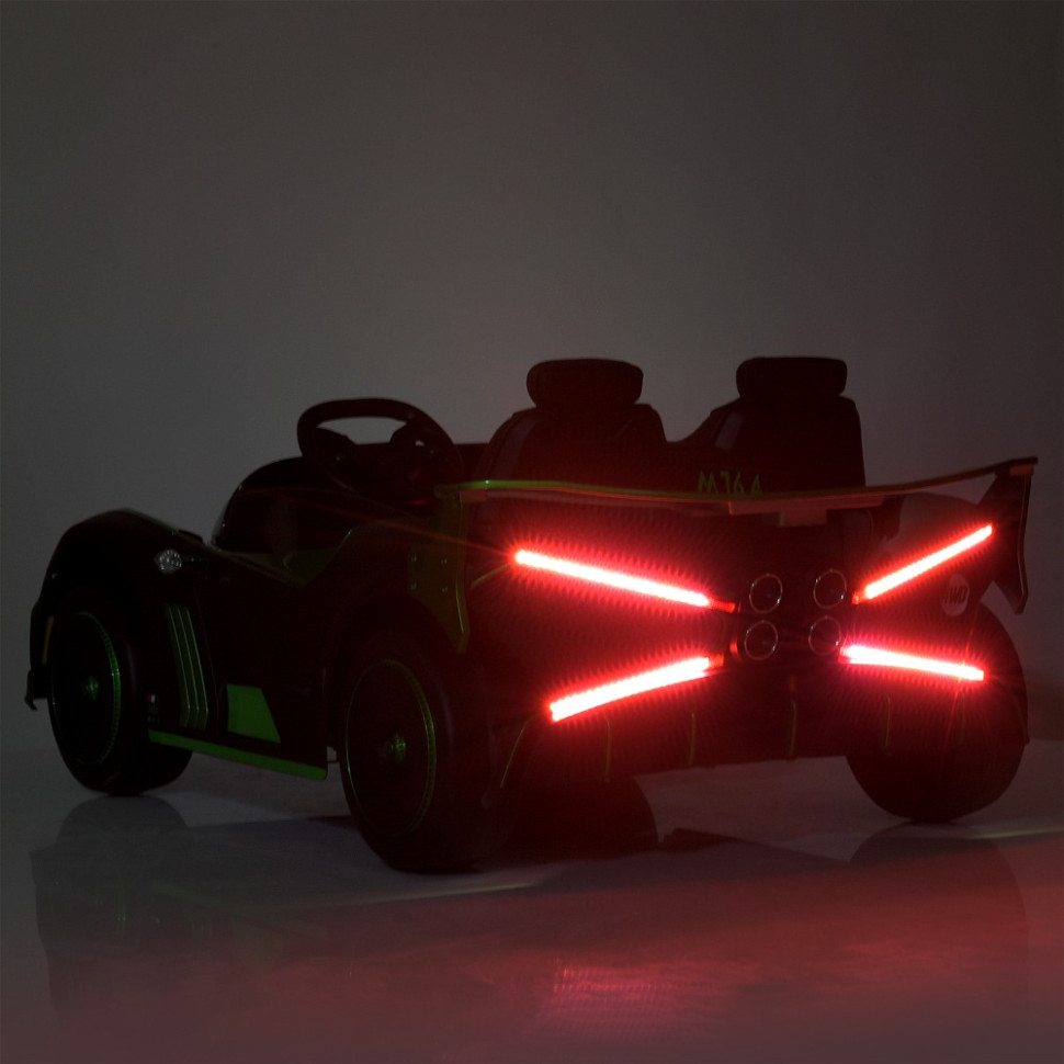 Дитячий електромобіль Bambi Racer M 5053EBLRS-5 MP3+USB, AUX, екошкіра, зелений  
