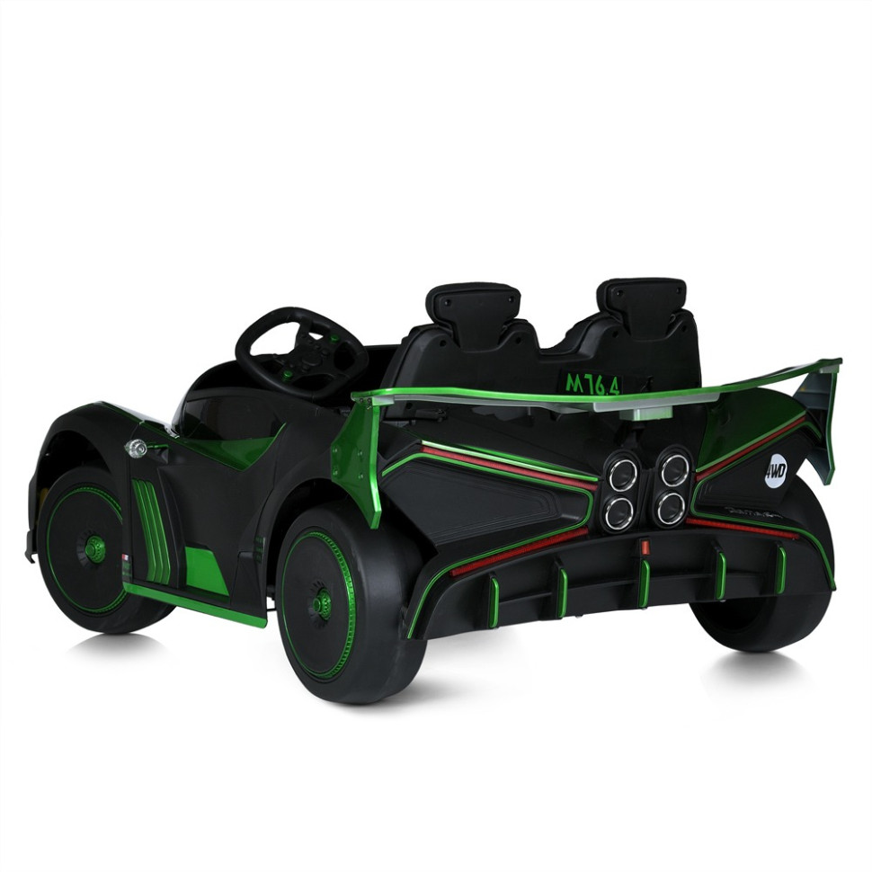 Дитячий електромобіль Bambi Racer M 5053EBLRS-5 MP3+USB, AUX, екошкіра, зелений  