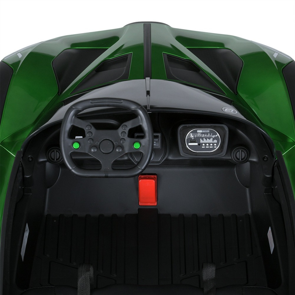 Дитячий електромобіль Bambi Racer M 5053EBLRS-5 MP3+USB, AUX, екошкіра, зелений  