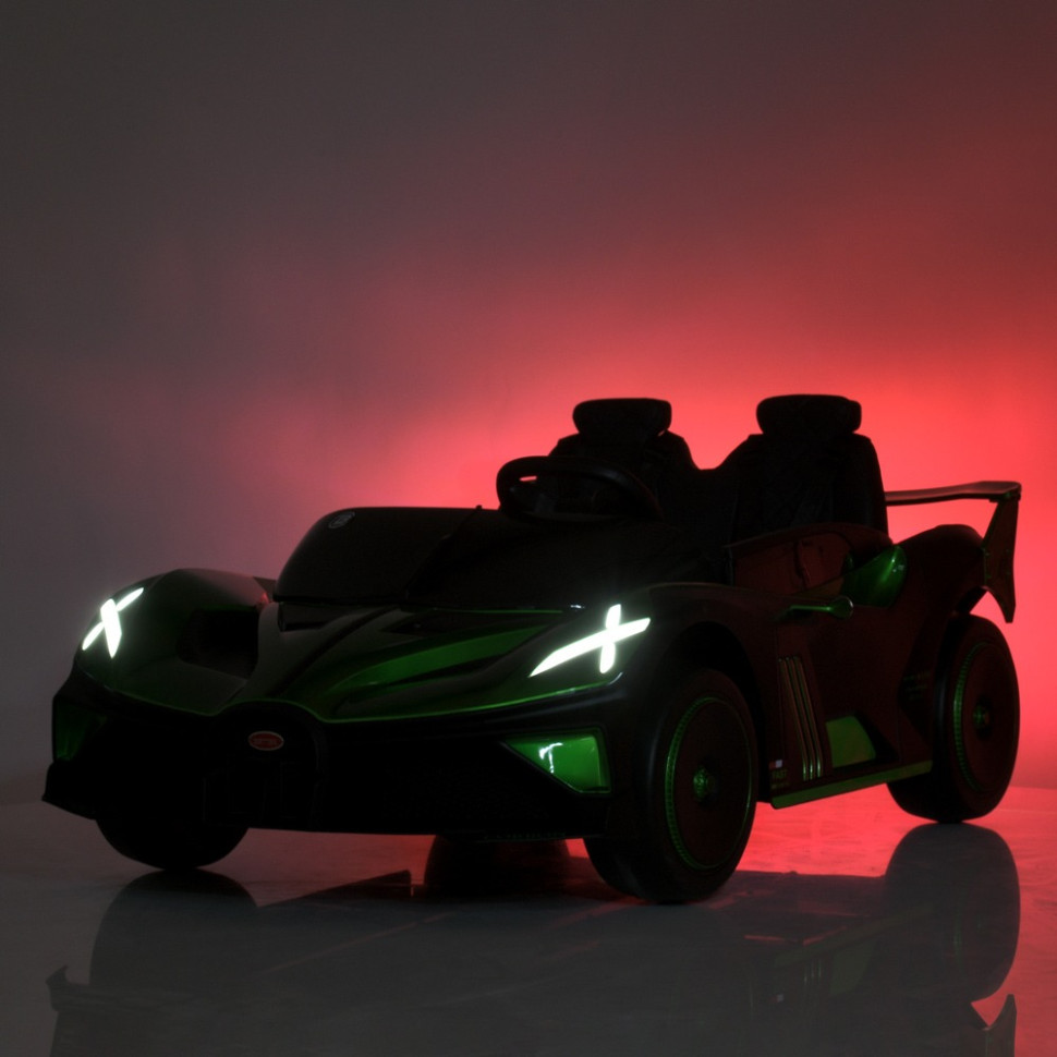 Дитячий електромобіль Bambi Racer M 5053EBLRS-5 MP3+USB, AUX, екошкіра, зелений  