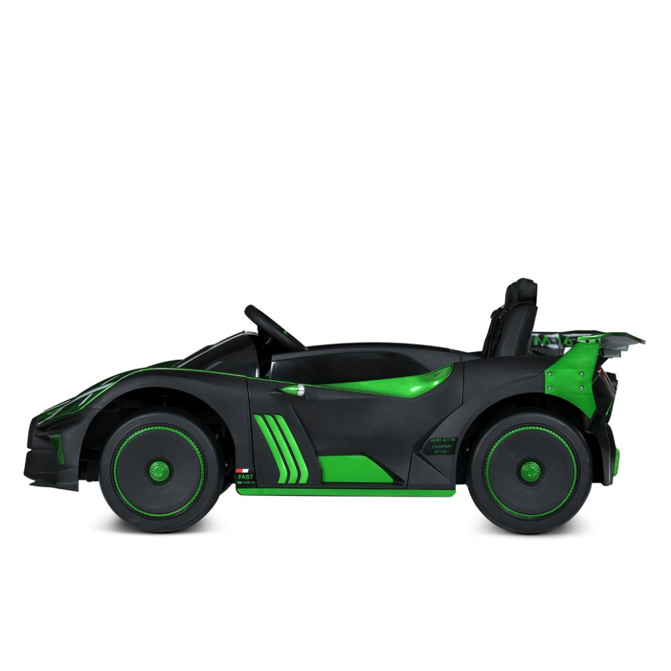 Дитячий електромобіль Bambi Racer M 5053EBLRS-5 MP3+USB, AUX, екошкіра, зелений  