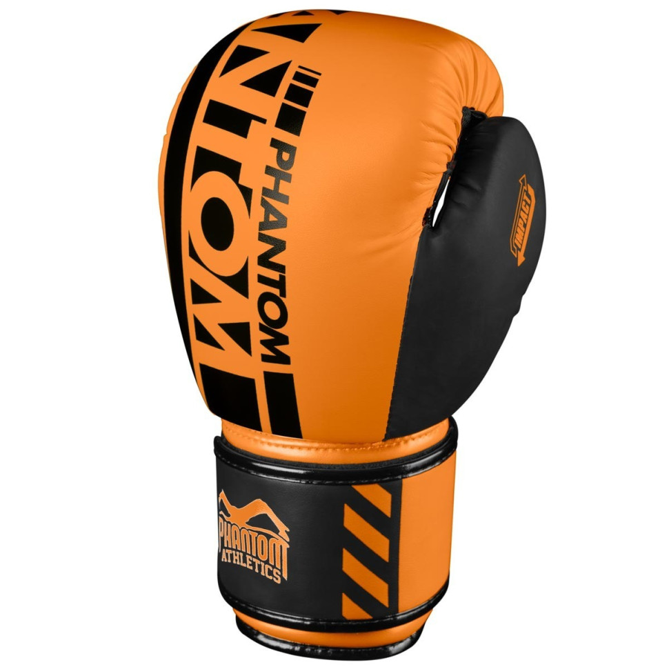 Боксерские перчатки APEX Neon Phantom PHBG2889-10 Orange 10 унций (капа в подарок)