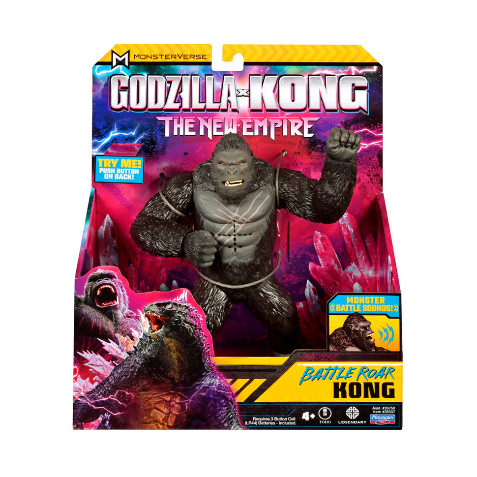 Фігурка Конг готова до бою Godzilla vs. Kong 35507, 18 см зі звуком