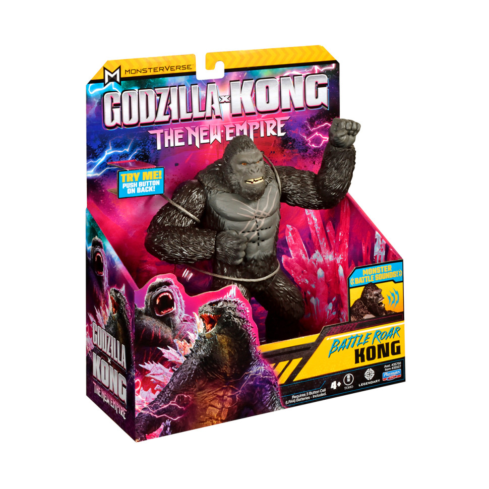 Фігурка Конг готова до бою Godzilla vs. Kong 35507, 18 см зі звуком