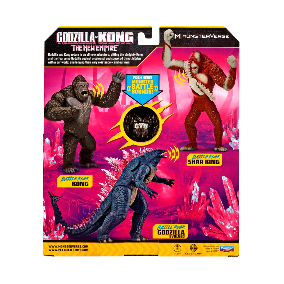 Фігурка Конг готова до бою Godzilla vs. Kong 35507, 18 см зі звуком