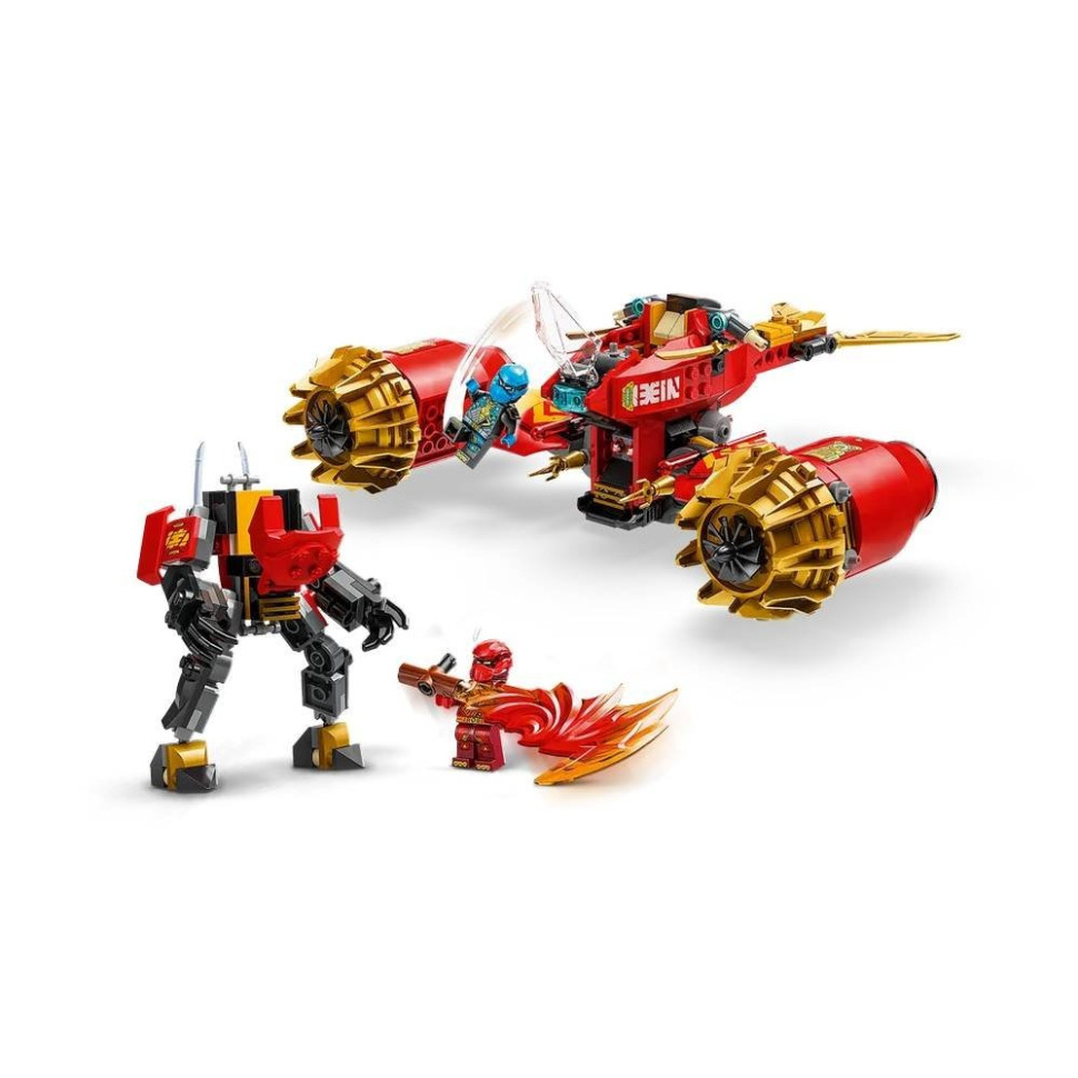 Конструктор Штормовий робот-вершник Кая LEGO 71830, 333 деталі