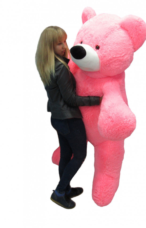 М'яка іграшка Alina Toys великий ведмедик Бублик 180 см рожевий 5784715ALN