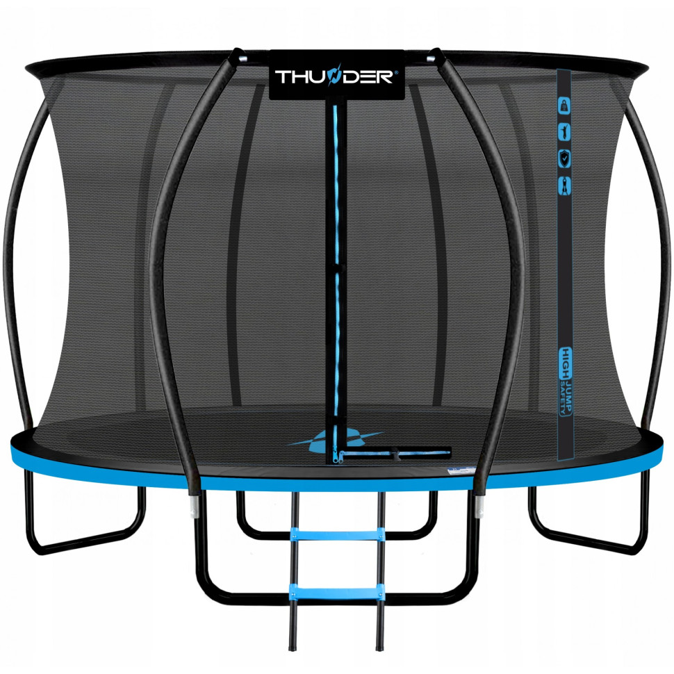 Батут с внутренней сеткой Thunder INSIDE-ULTRA-14FT-BLUE Black/Blue 435 см 