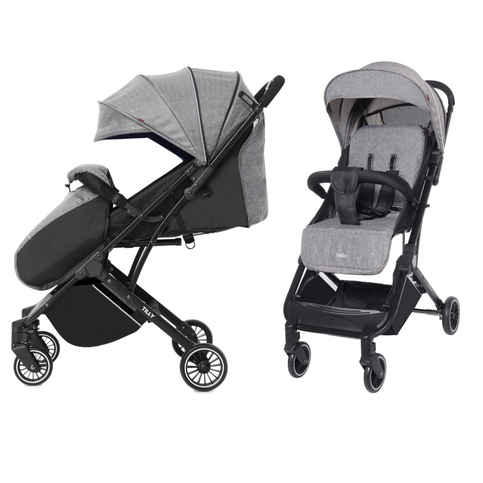 Прогулочная коляска Tilly Bella T-163 LIGHT GREY