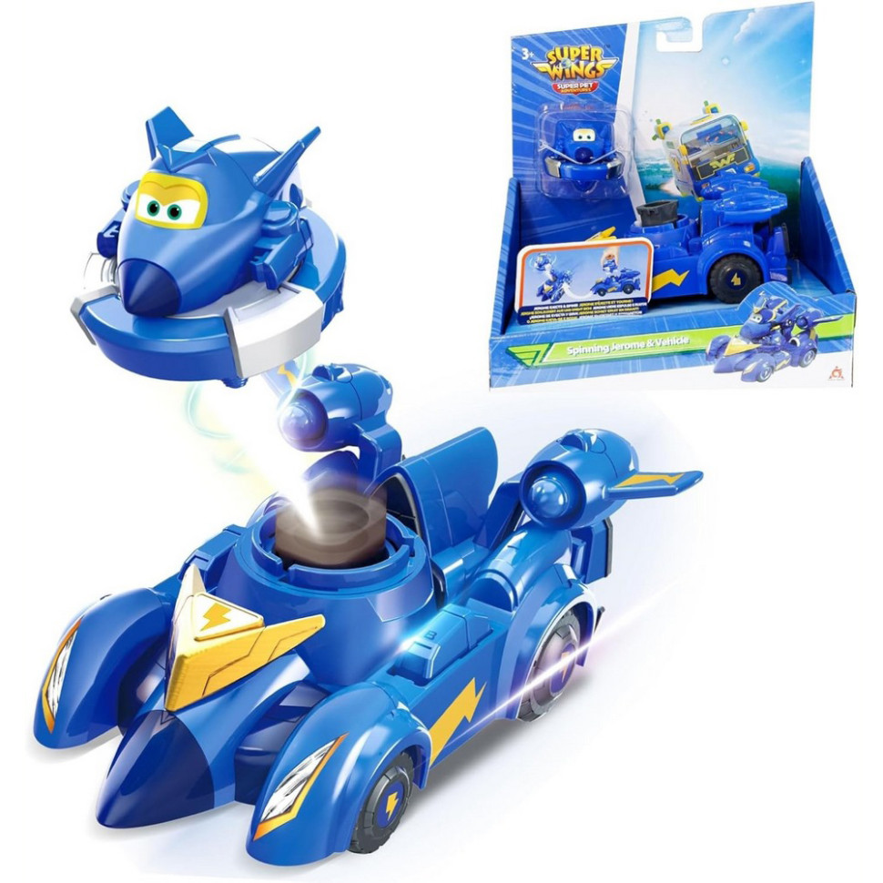 Игровой набор Spinning Vehicle Джером (Jerome) Super Wings EU770330 с волчком