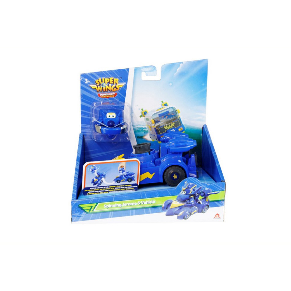 Игровой набор Spinning Vehicle Джером (Jerome) Super Wings EU770330 с волчком