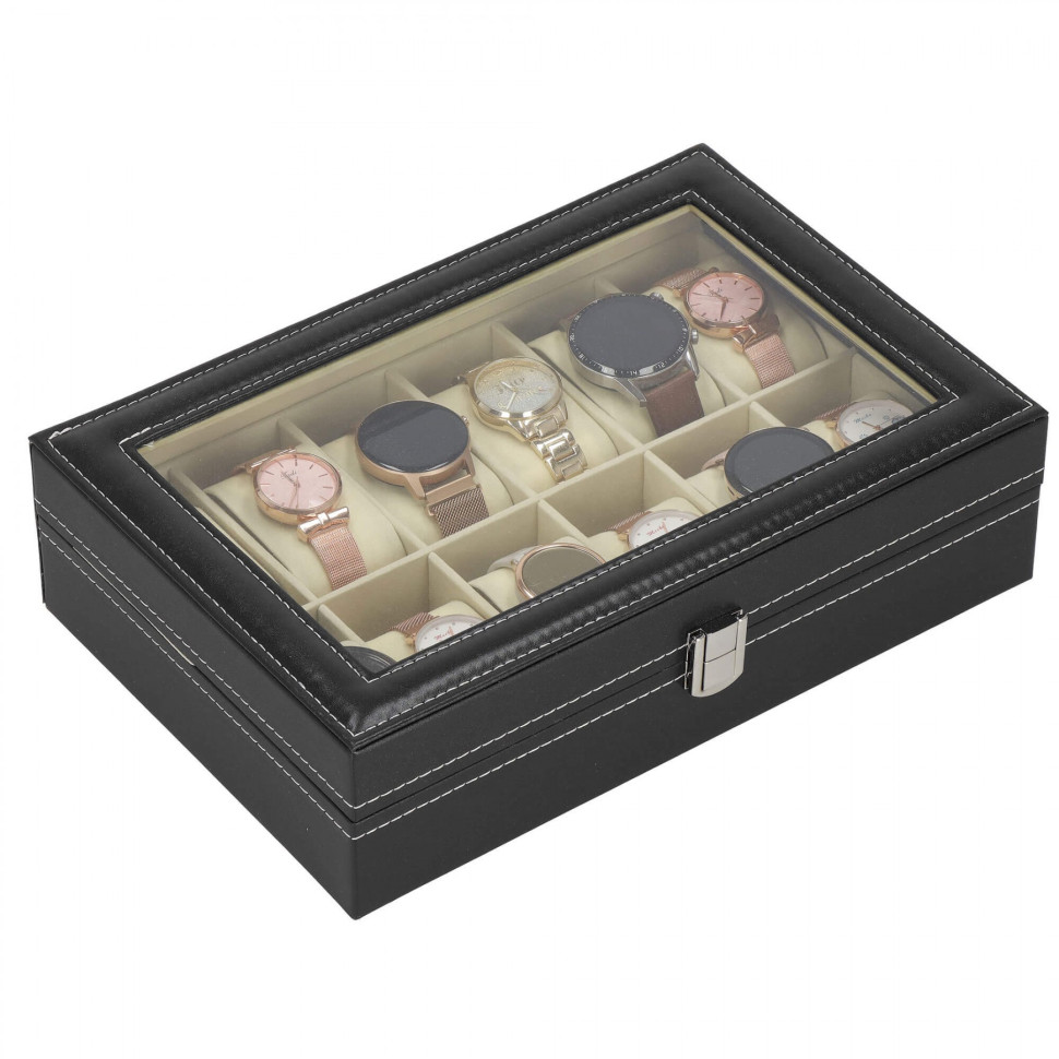 Скринька-органайзер для зберігання годинників Springos HA1058 30x20x8 см