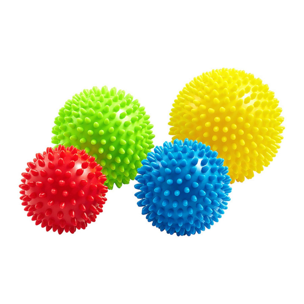 Массажные мячи с шипами Spike Balls 4FIZJO 4FJ0115, 4 шт