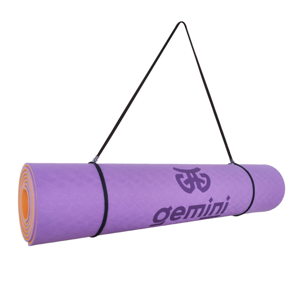 Коврик для фитнеса и йоги Gemini Sport GE-60007, 183х61х0,6 см