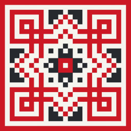 Картина по номерам "Украинский орнамент" Art Craft 13040-AC 30х30 см