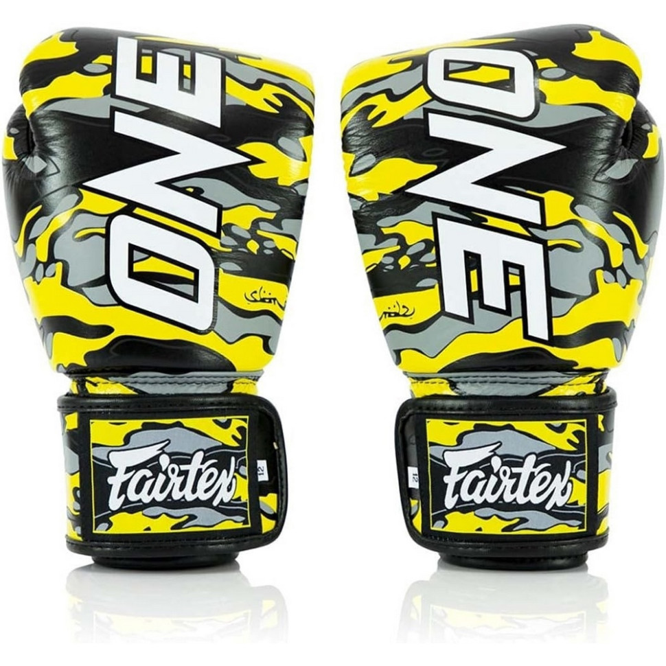 Боксерские перчатки BGV-ONE X STBG Fairtex BGV-ONE_X_STBG_14oz 14 унций (бинты в комплекте)