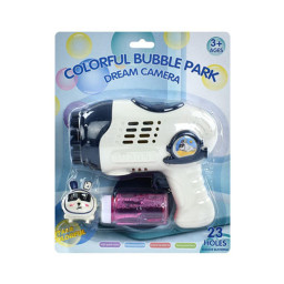 Мыльные пузыри Бластер Bambi 10163M(Blue) 17 см, запаска 7,5 см