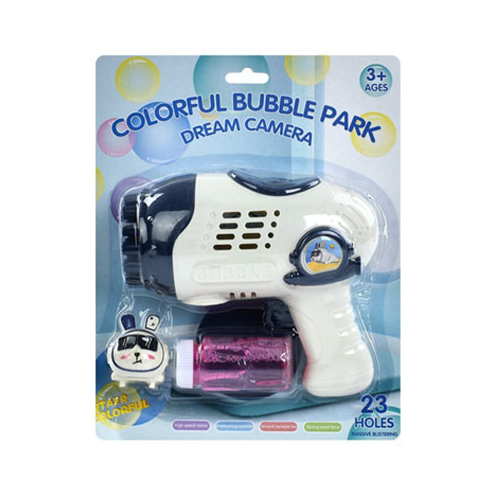 Мыльные пузыри Бластер Bambi 10163M(Blue) 17 см, запаска 7,5 см