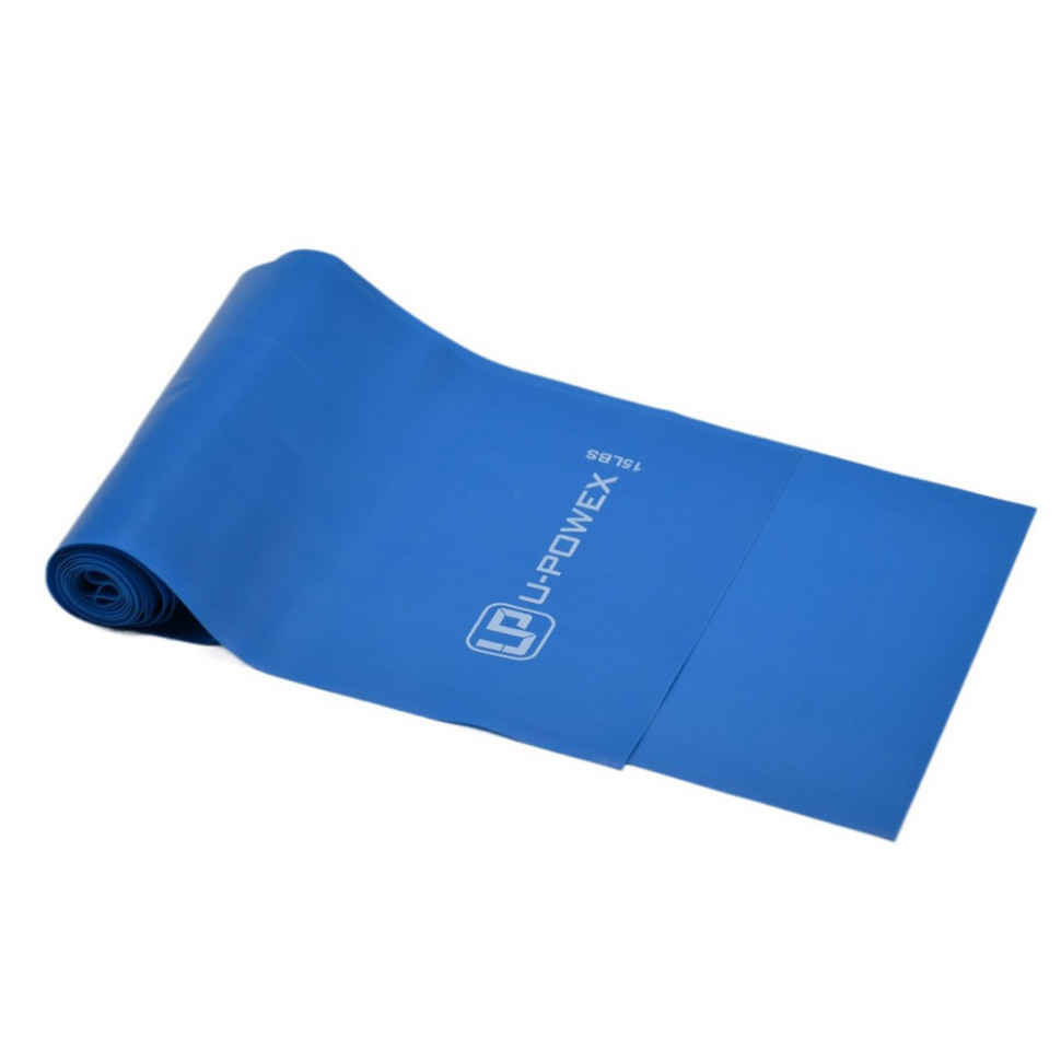 Лента-эспандер для фитнеса и реабилитации Fitness band U-POWEX UP_1007_Blue (6.8 кг) Blue