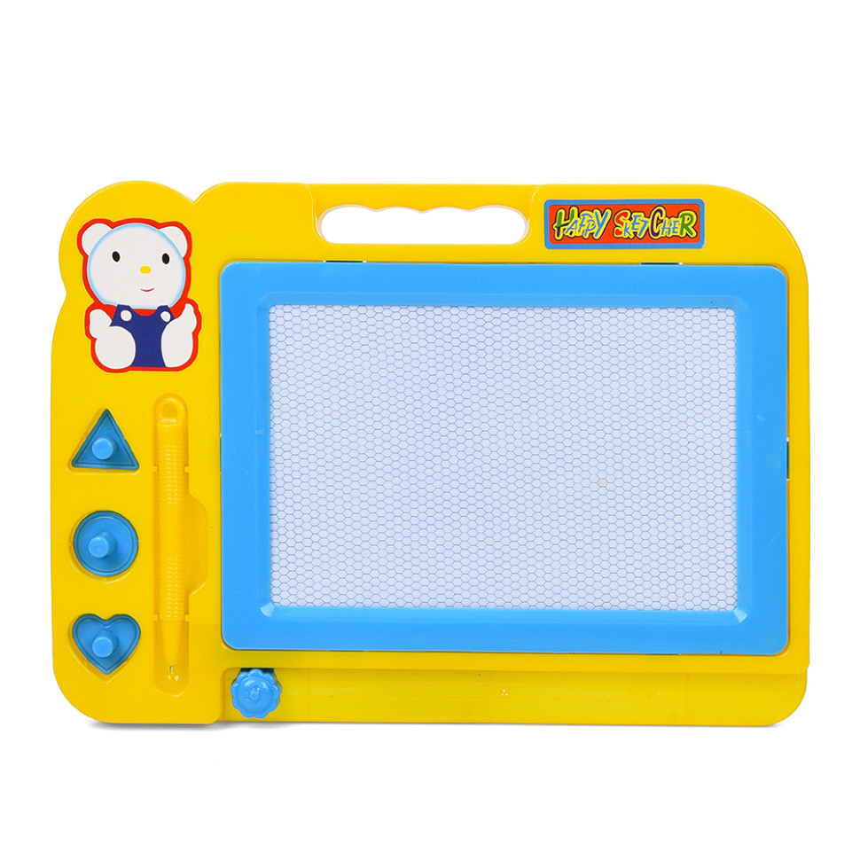 Дитяча дошка для малювання Bambi 200H(Yellow) 3 печатки, ручка-стилус