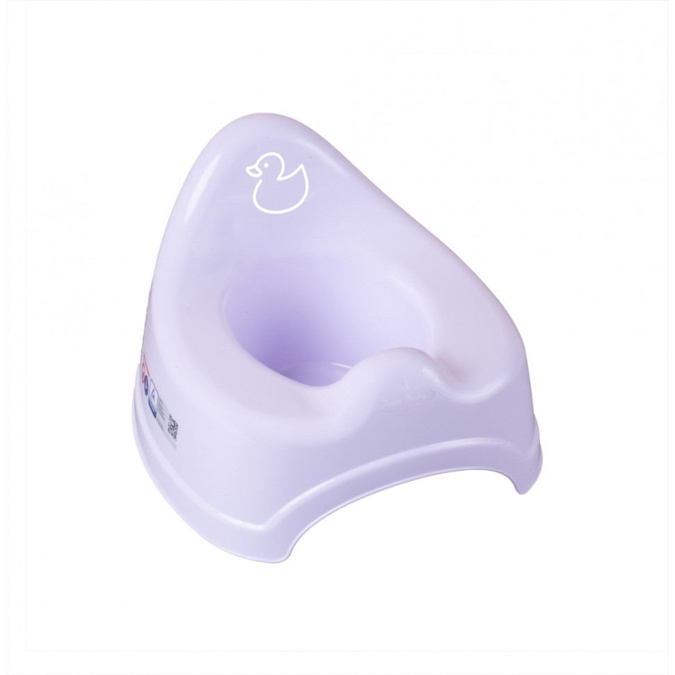 Горщик дитячий Качечка Tega Baby DK-072-133 музичний, світло фіолетовий