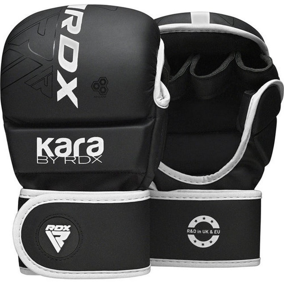 Перчатки для ММА F6 KARA Matte RDX Inc Limited GSR-F6MW-L/XL+ White, L/XL (капа в комплекте)