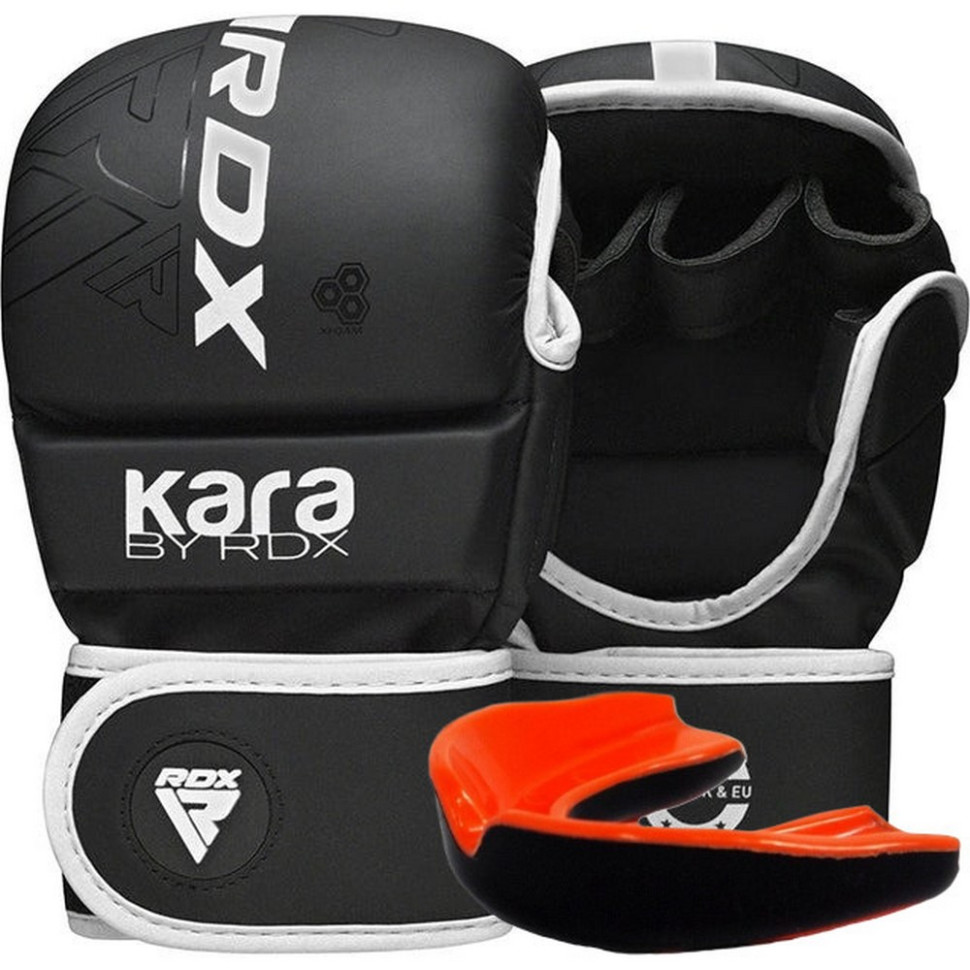 Перчатки для ММА F6 KARA Matte RDX Inc Limited GSR-F6MW-L/XL+ White, L/XL (капа в комплекте)
