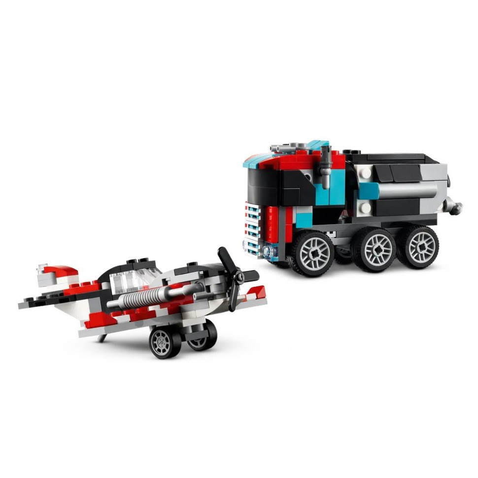 Конструктор Бортова вантажівка з вертольотом LEGO 31146, 270 деталей