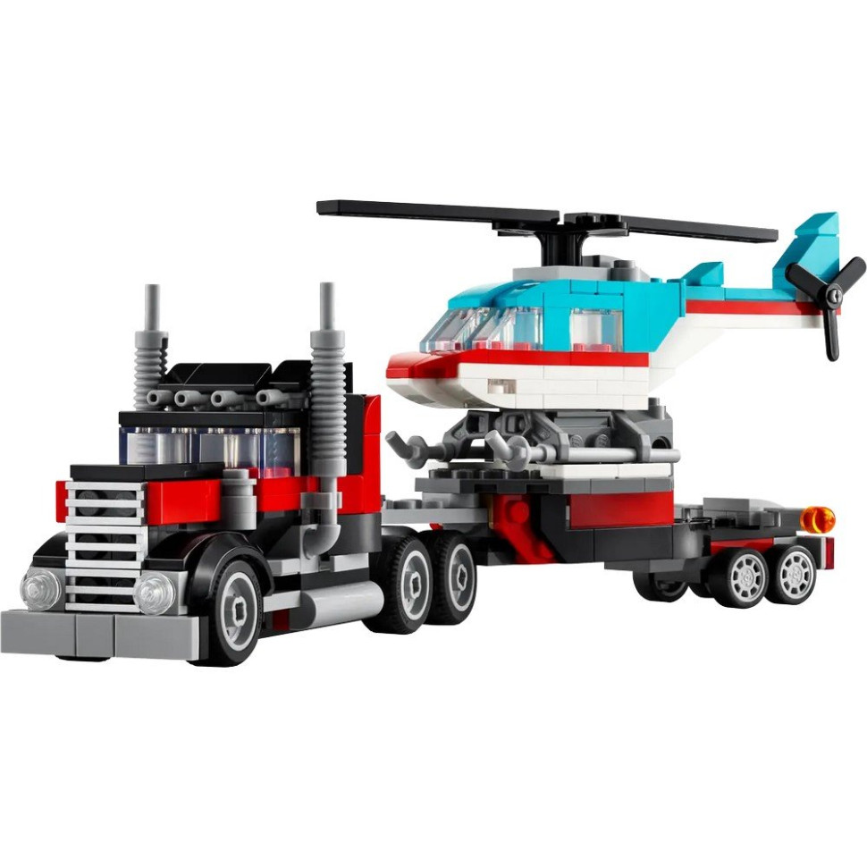 Конструктор Бортова вантажівка з вертольотом LEGO 31146, 270 деталей