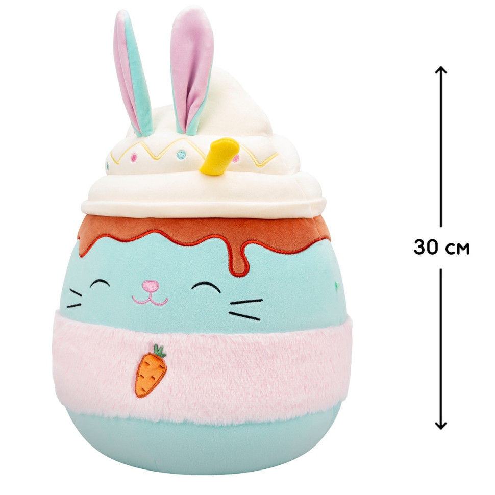 Дитяча м'яка іграшка Кролик Баттенс Squishmallows SQER01262, 30 см