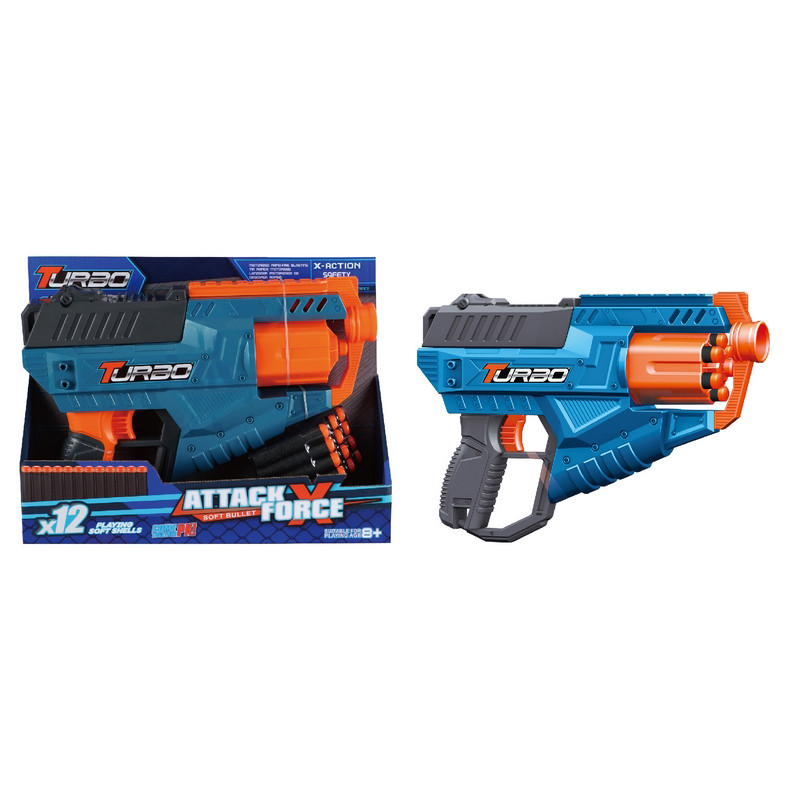 Іграшковий пістолет механічний Blaster ВТ319 барабанного типу