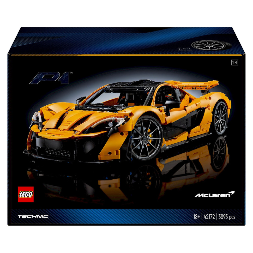 Конструктор LEGO Technic McLaren P1 42172, 3893 детали