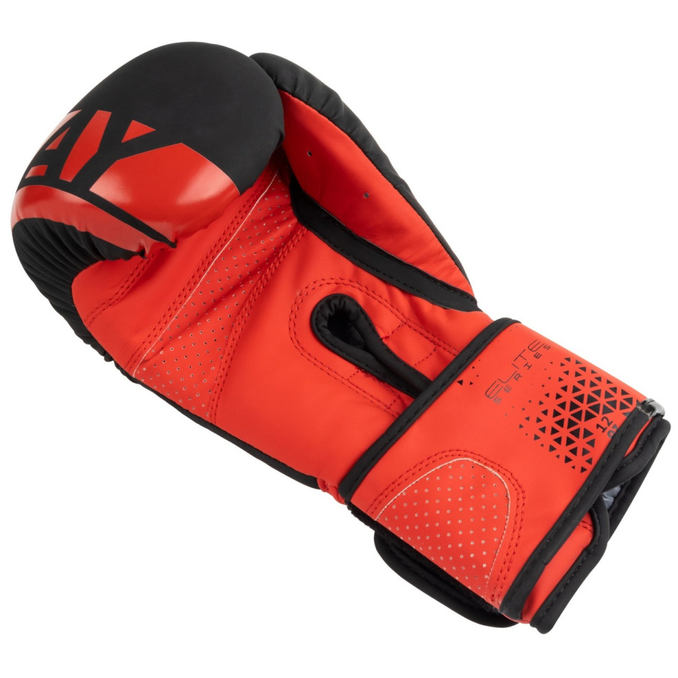 Боксерські рукавиці 3086 Matt Challenger PowerPlay PP_3086_16oz_Bl/Red, Чорно-Червоні 16 унцій
