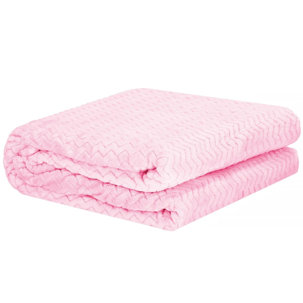 Плед-покрывало Extra Soft Springos HA7154 розовый 200x220 см
