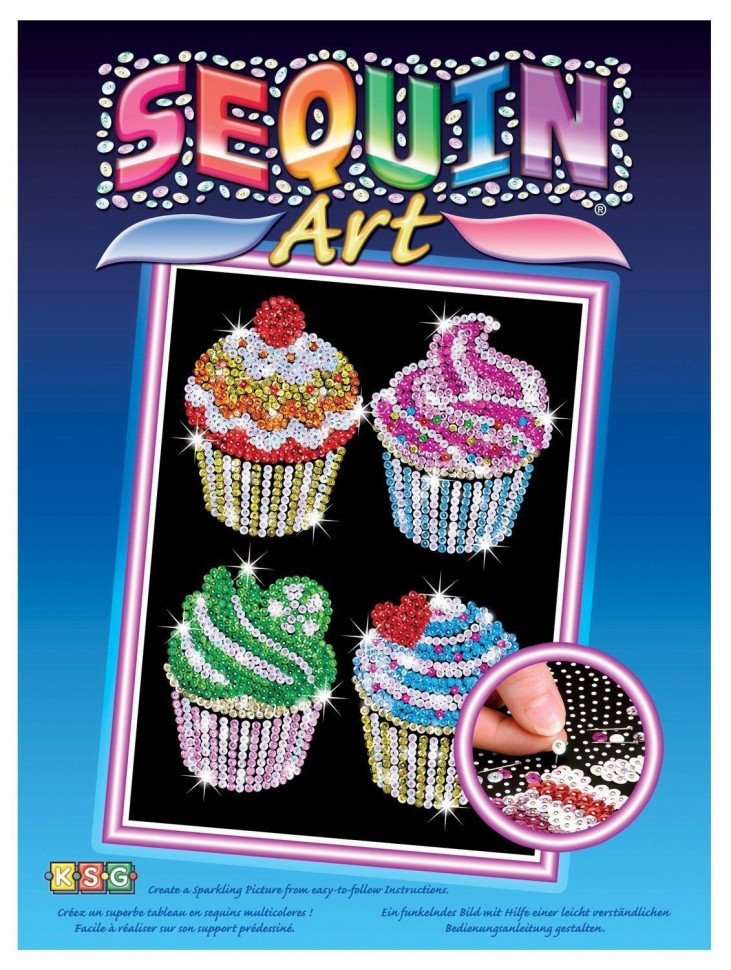 Набір для творчості Sequin Art BLUE Cupcakes SA1130