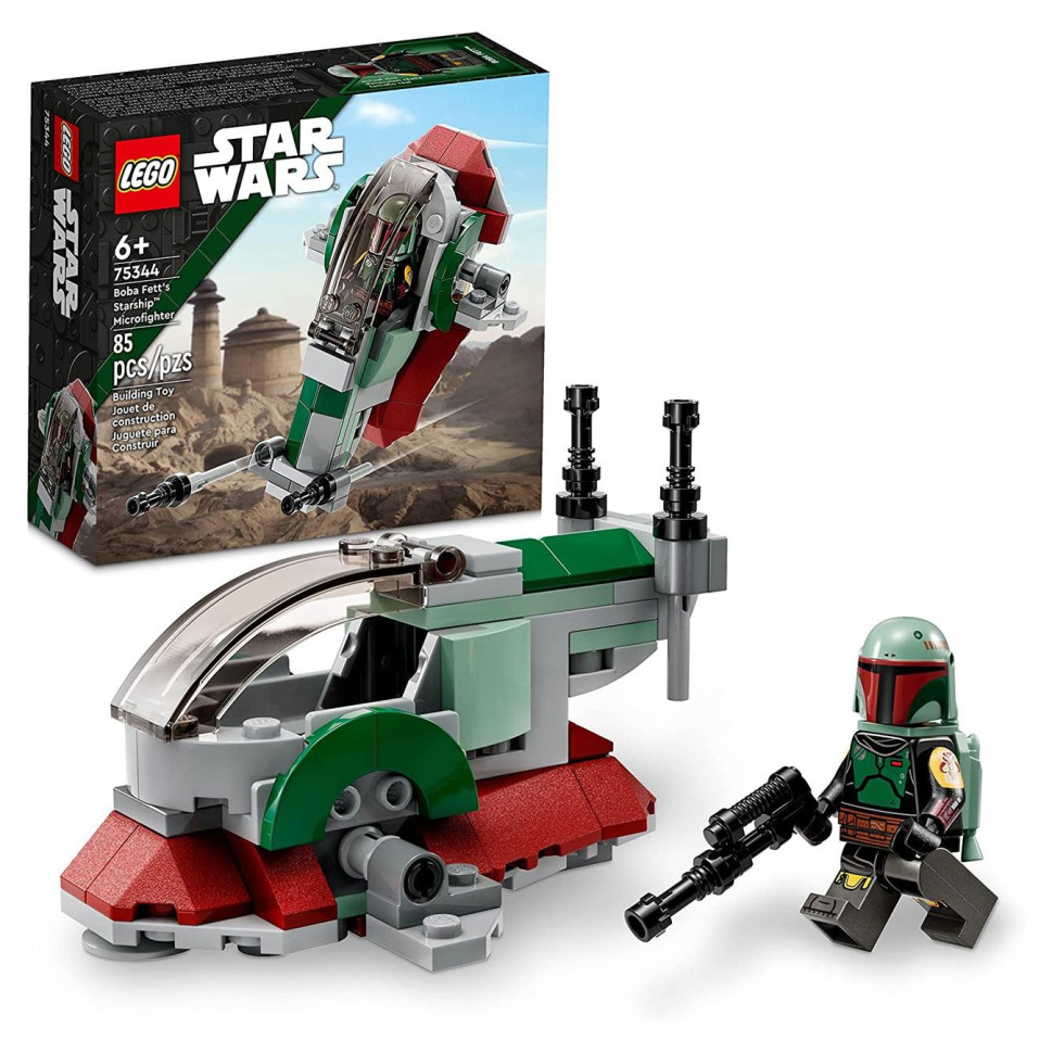 Конструктор LEGO Star Wars TM Микроистребитель звездолет Боба Фетта 75344
