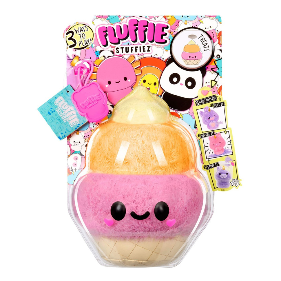 М'яка іграшка-антистрес ПУХНАСТИЙ СЮРПРИЗ МОРОЗИВО Fluffie Stuffiez 593447-2