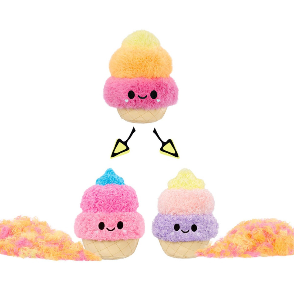 М'яка іграшка-антистрес ПУХНАСТИЙ СЮРПРИЗ МОРОЗИВО Fluffie Stuffiez 593447-2