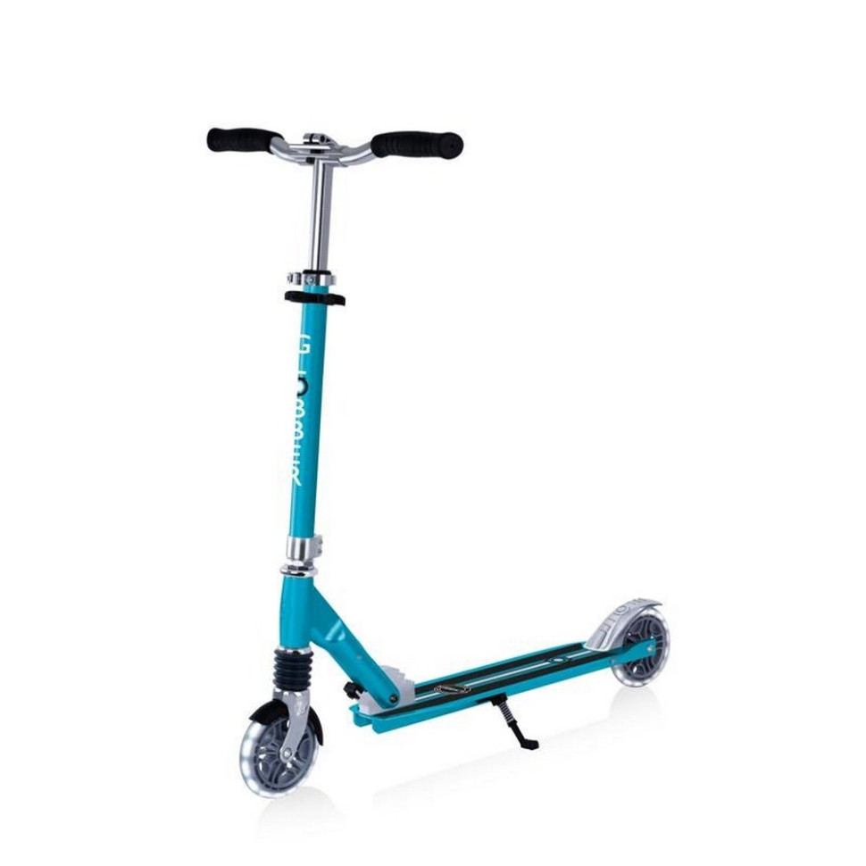 Самокат FLOW ELEMENT COMFORT LIGHTS GLOBBER 727-301 голубой, колеса с подсветкой