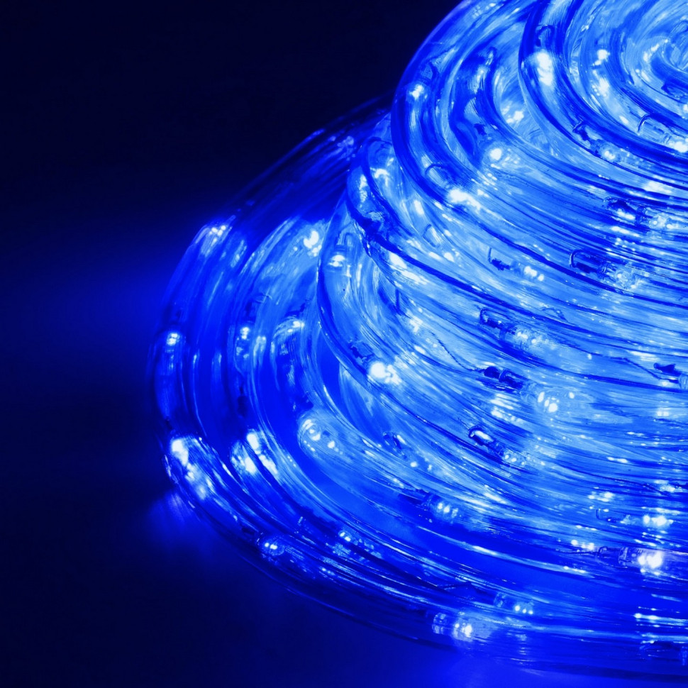 Гирлянда дюралайт уличная Rope Lights Springos CL1203, 10 м 240 LED, Blue