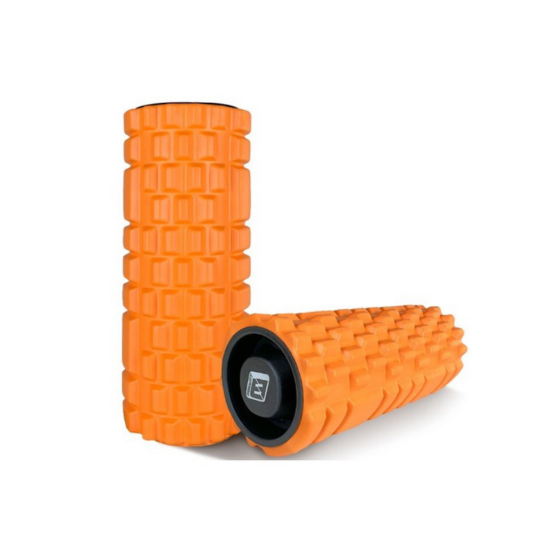 Масажний ролик Grid Roller 1.1 EasyFit EF-2020a-OR 33 см, міцний масажер, помаранчевий