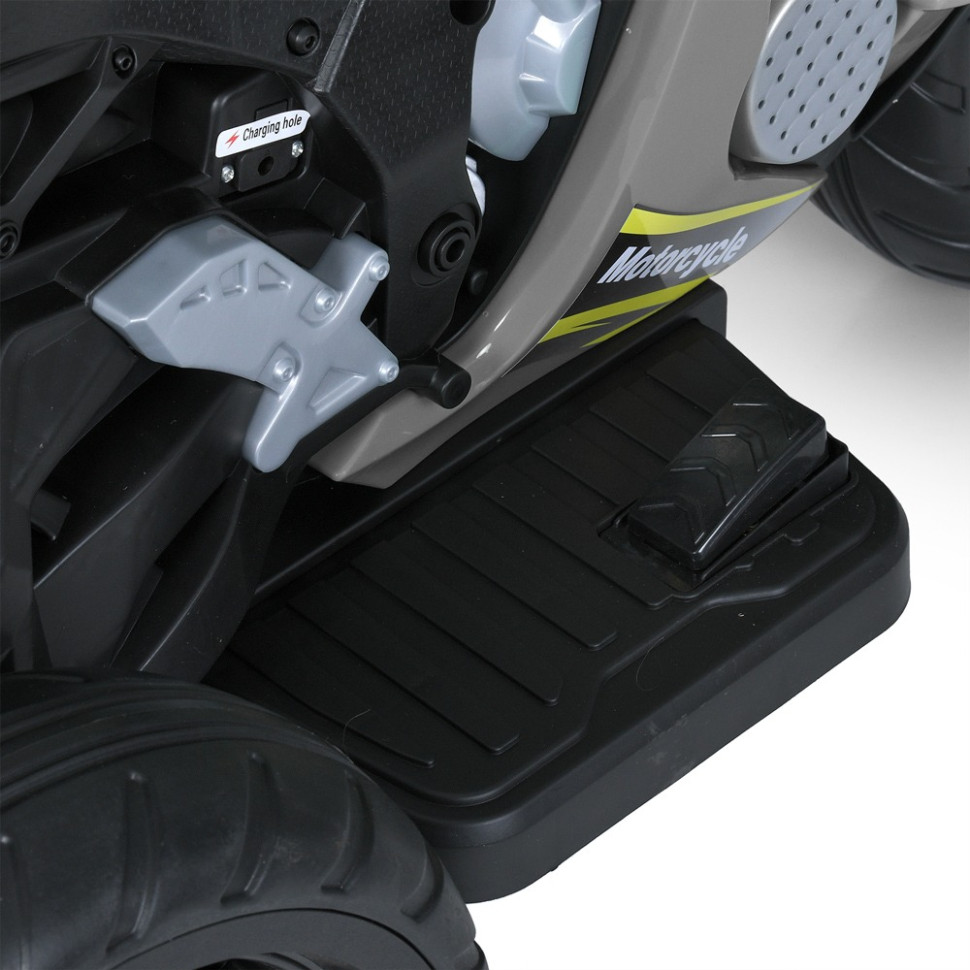 Детский мотоцикл Bambi Racer M 5806EL-11, 3 колеса, музыка и свет, серый