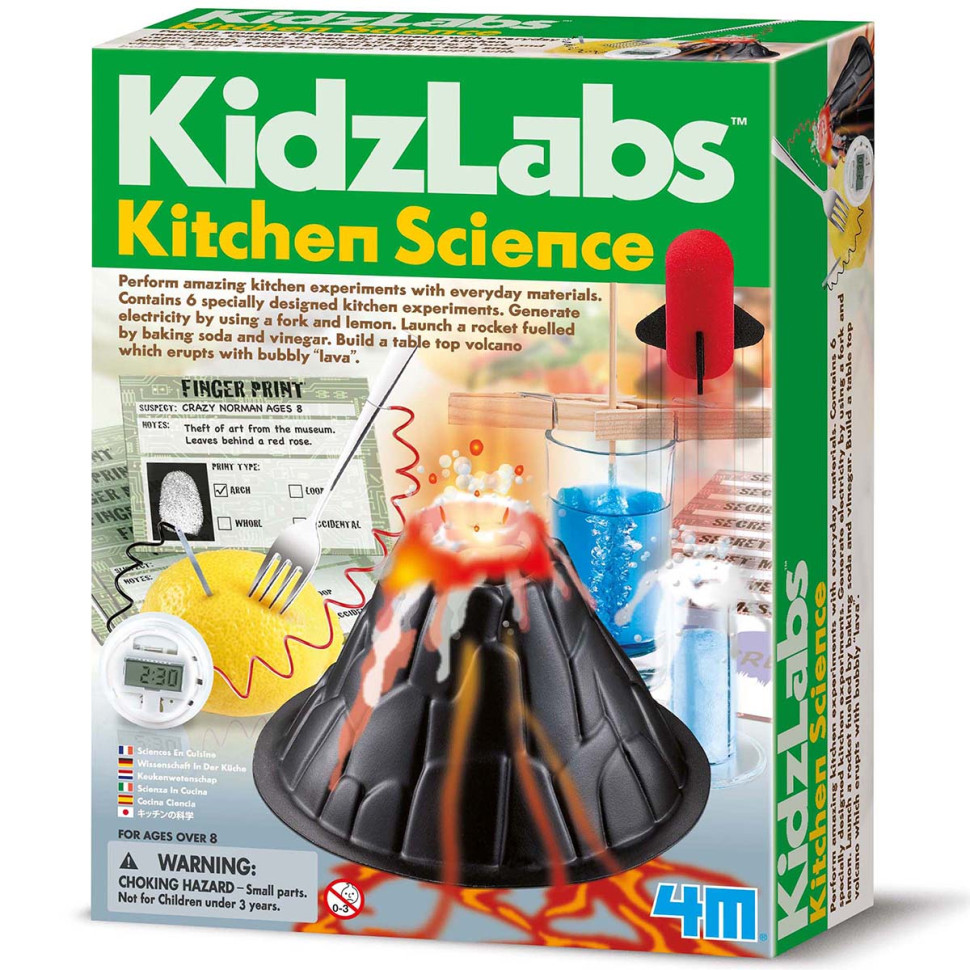 Набор для исследований Эксперименты на кухне 4M 00-03296 серия KidzLabs