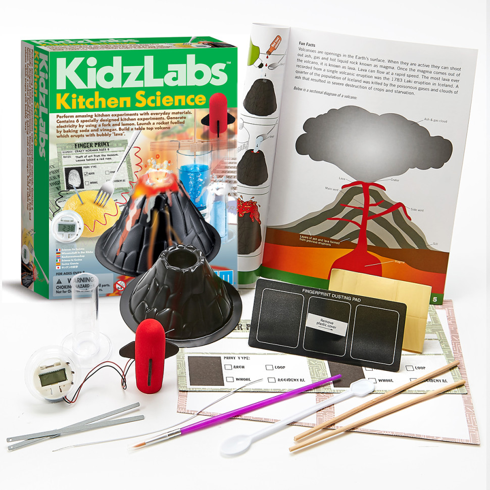 Набор для исследований Эксперименты на кухне 4M 00-03296 серия KidzLabs