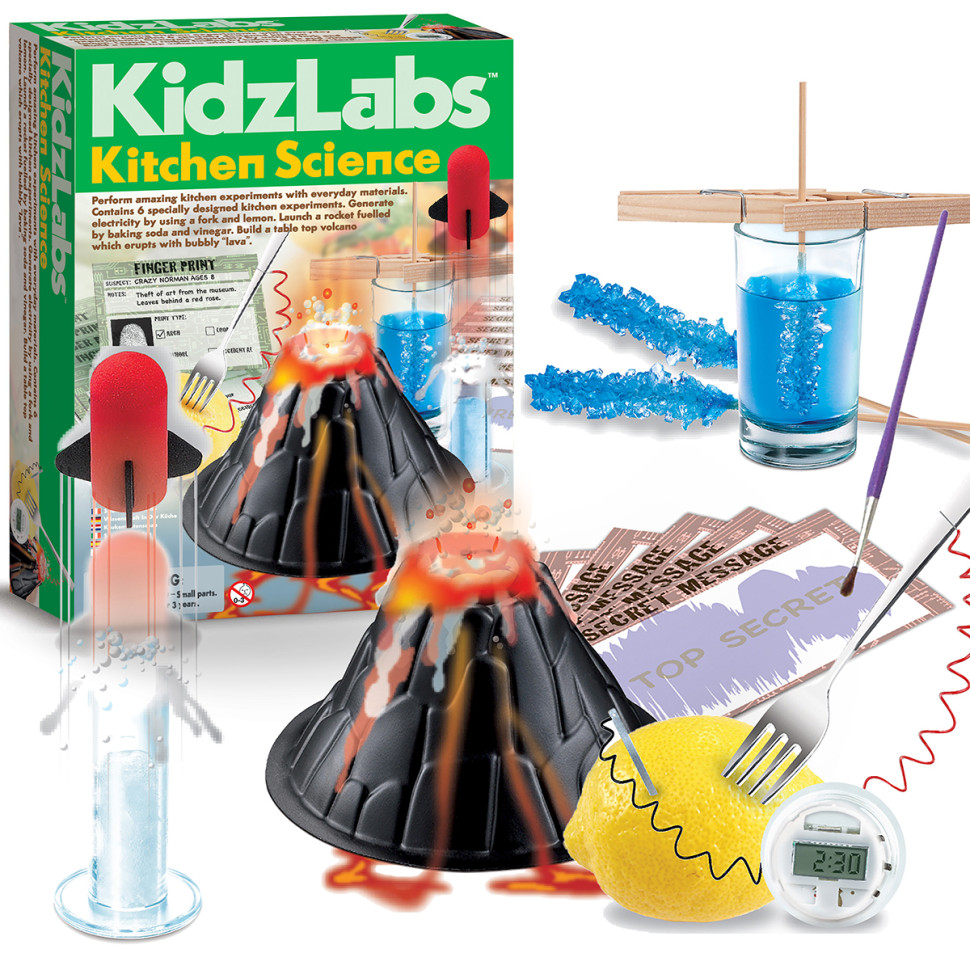 Набор для исследований Эксперименты на кухне 4M 00-03296 серия KidzLabs